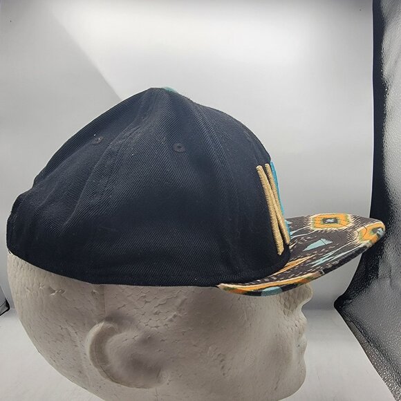 Neff Adults Multicolor Snapback Cap Tribal Print Brim Casual Outdoors Adjustable - Picture 4 of 9